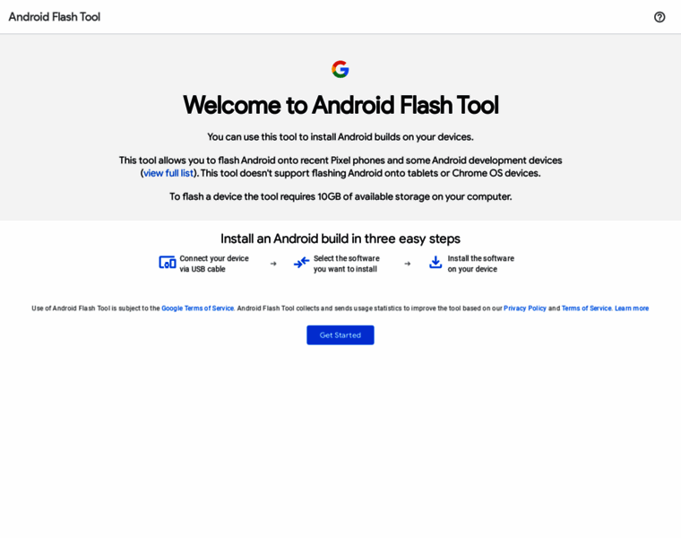 Flash.android.com thumbnail