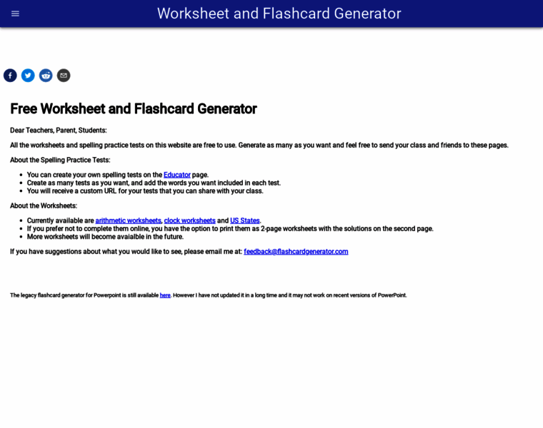 Flashcardgenerator.com thumbnail