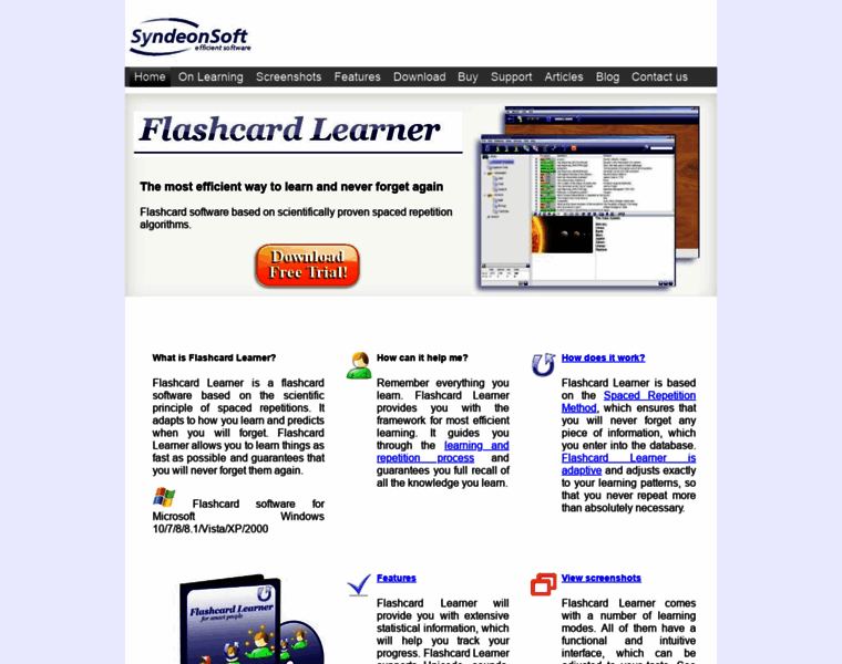 Flashcardlearner.com thumbnail