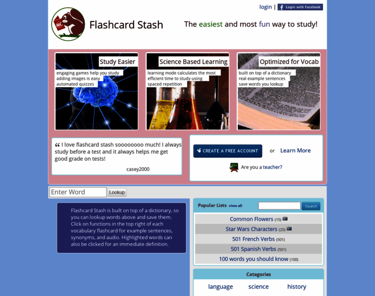 Flashcardstash.com thumbnail