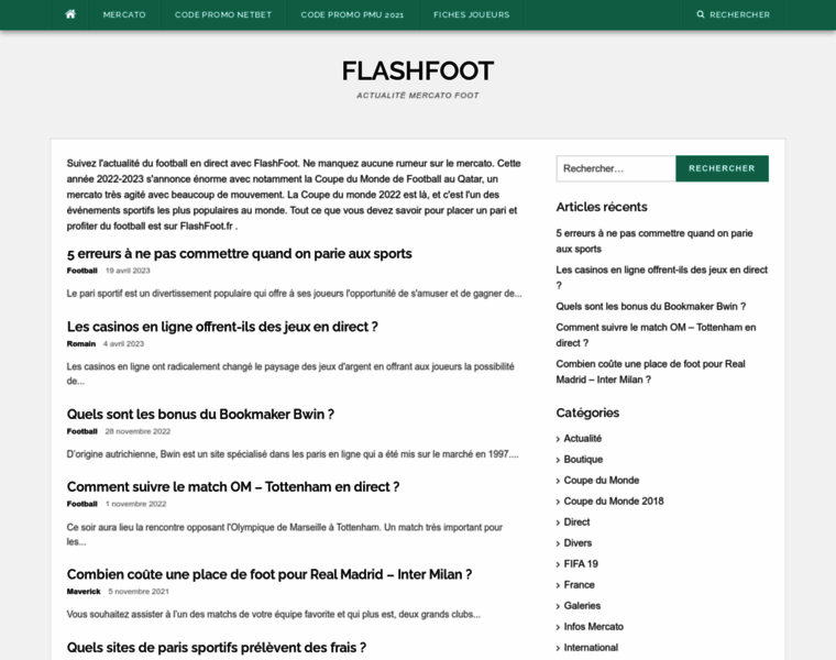 Flashfoot.fr thumbnail