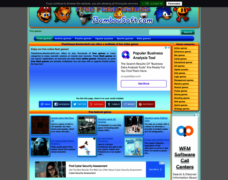 Flashgames.bambousoft.com thumbnail