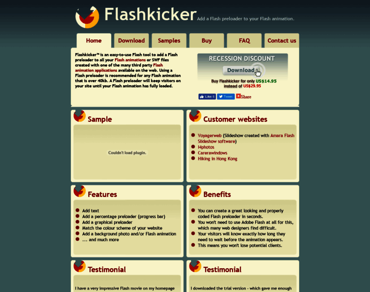 Flashkicker.com thumbnail