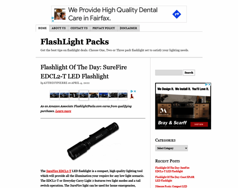 Flashlightpacks.com thumbnail