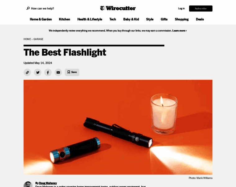 Flashlightreviews.com thumbnail