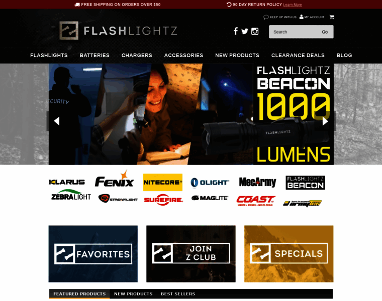 Flashlightz.com thumbnail