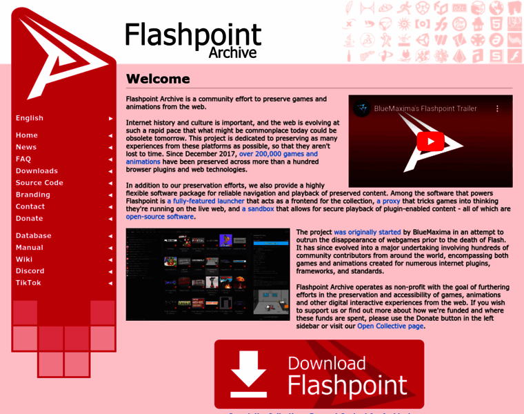 Flashpointarchive.org thumbnail