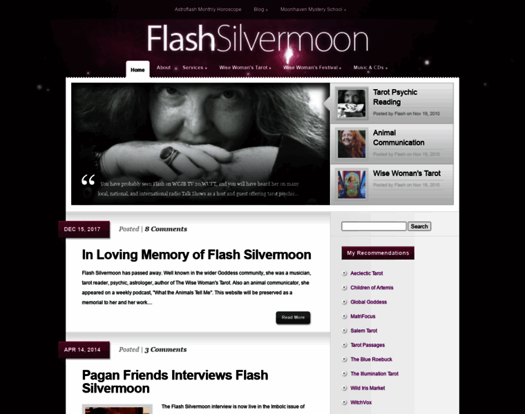 Flashsilvermoon.com thumbnail