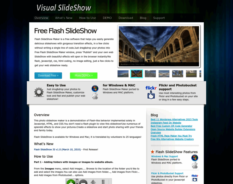 Flashslideshow-maker.com thumbnail Flashslideshow-maker.com thumbnail