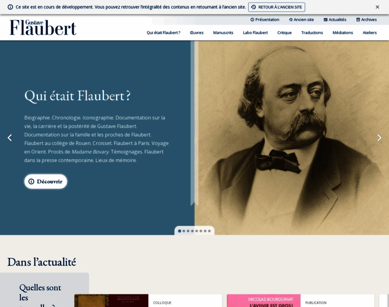 Flaubert.univ-rouen.fr thumbnail