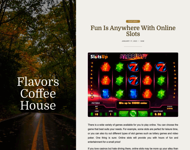 Flavorscoffeehouse.com thumbnail