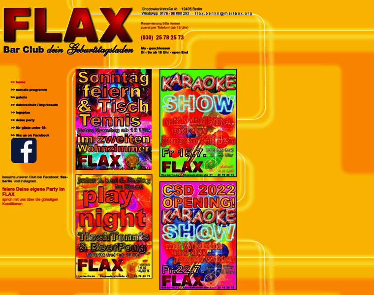 Flax-berlin.de thumbnail