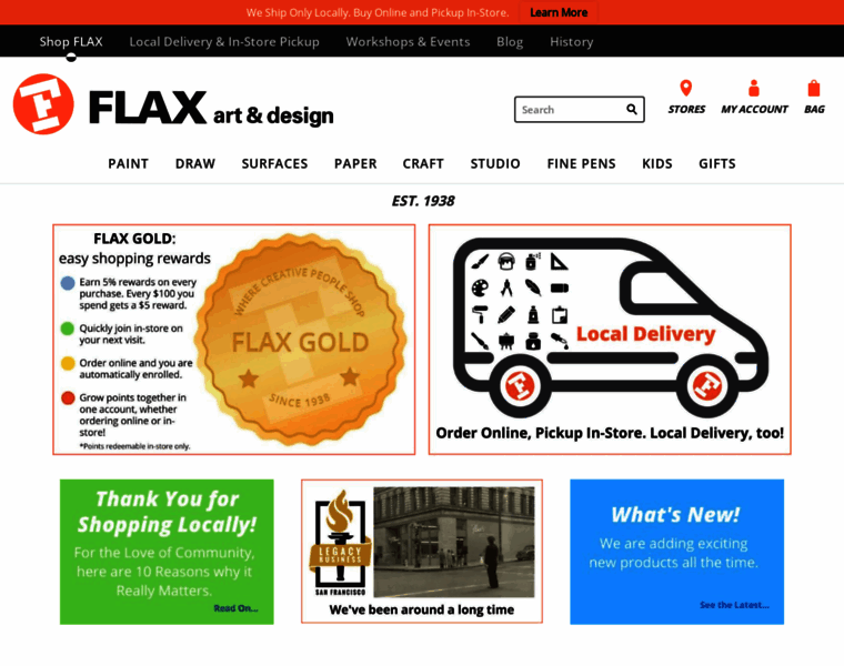 Flaxart.com thumbnail