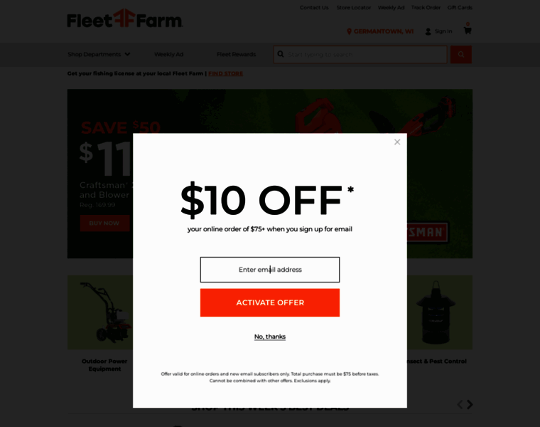 Fleetfarm.com thumbnail
