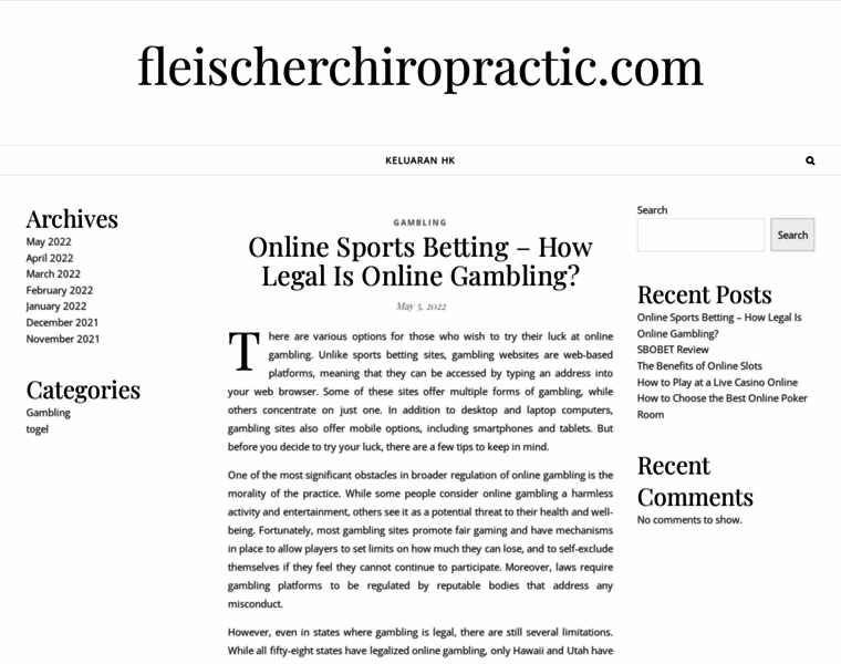 Fleischerchiropractic.com thumbnail