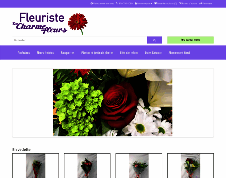 Fleuristeducharme.com thumbnail