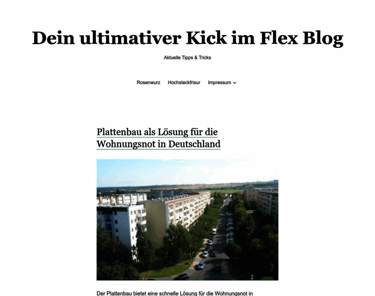 Flex-blog.de thumbnail