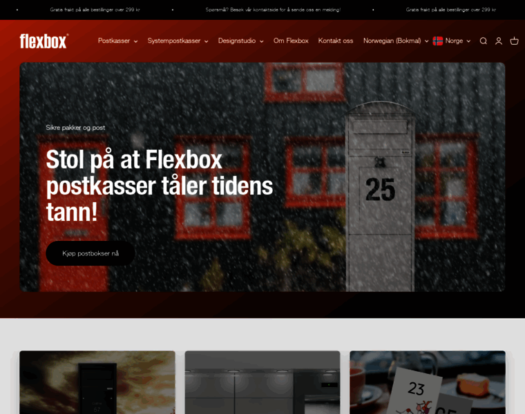 Flexboxpostkasser.no thumbnail