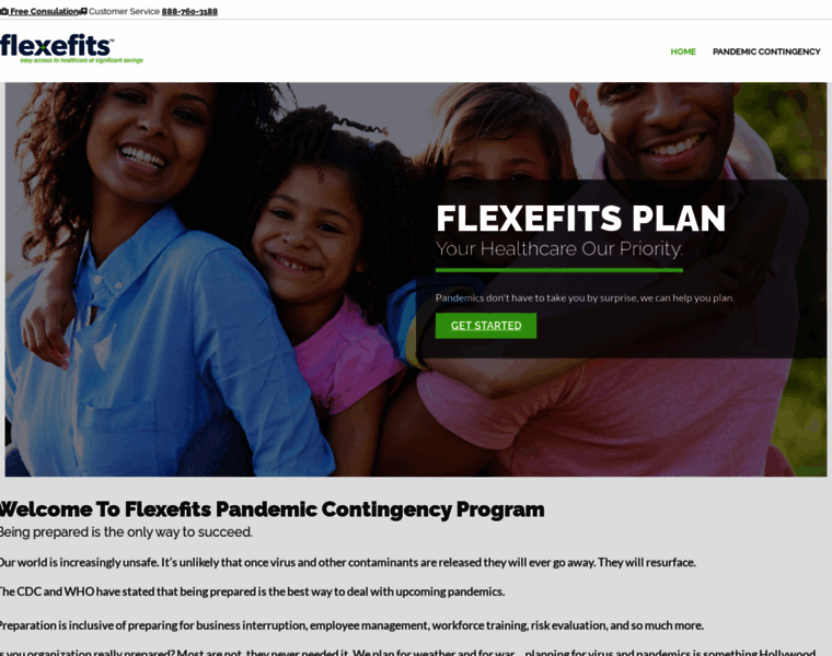 Flexefits.com thumbnail