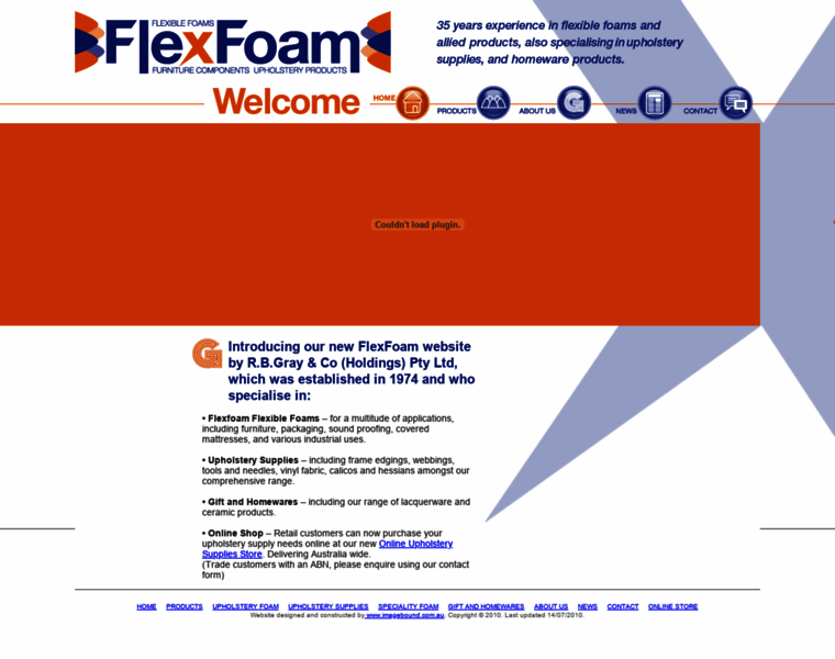 Flexfoam.com.au thumbnail