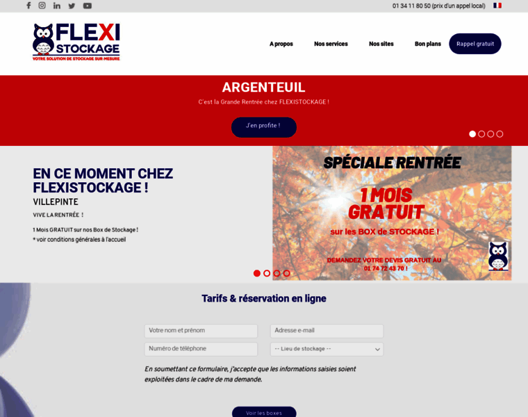 Flexistockage.fr thumbnail