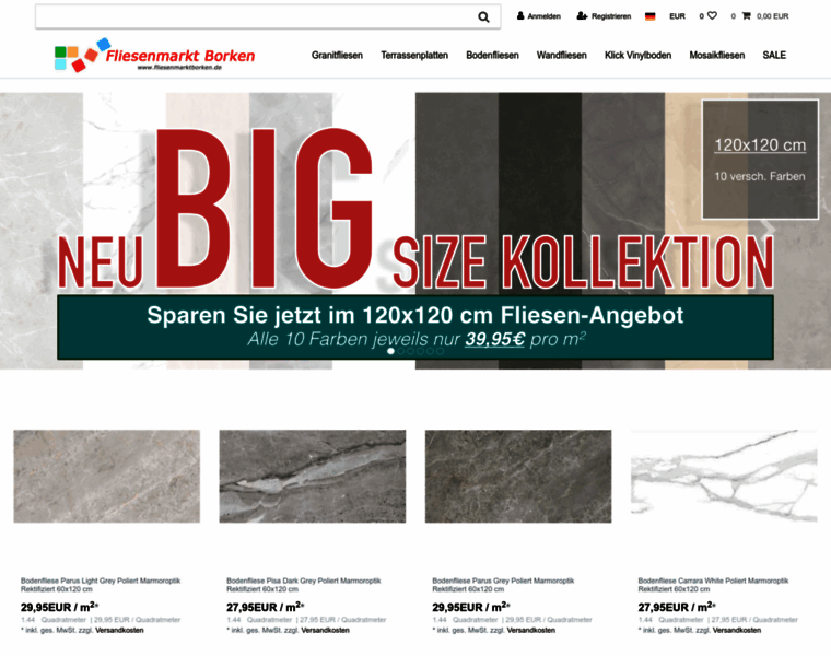 Fliesenmarktborken.de thumbnail