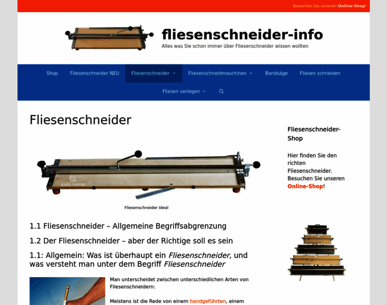 Fliesenschneider-info.de thumbnail