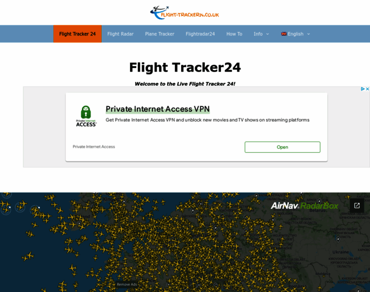 Flight-tracker24.co.uk thumbnail