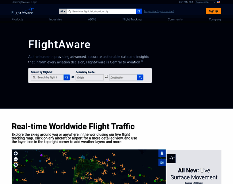 Flightaware.com thumbnail