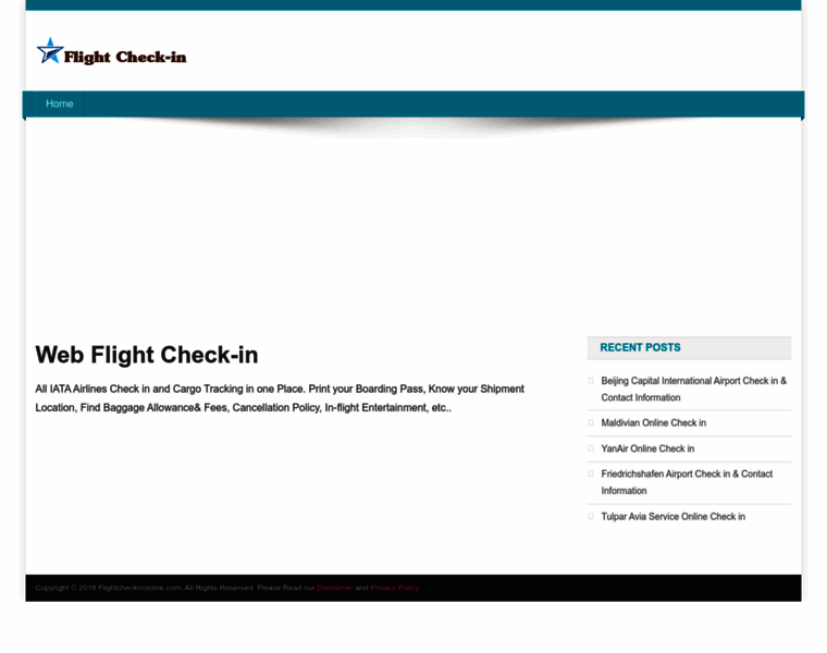 Flightcheckinonline.com thumbnail