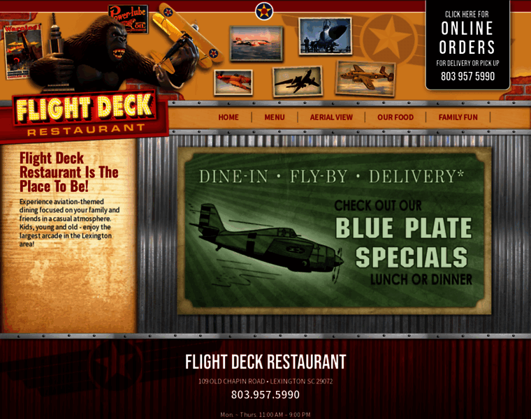 Flightdeckrestaurant.net thumbnail