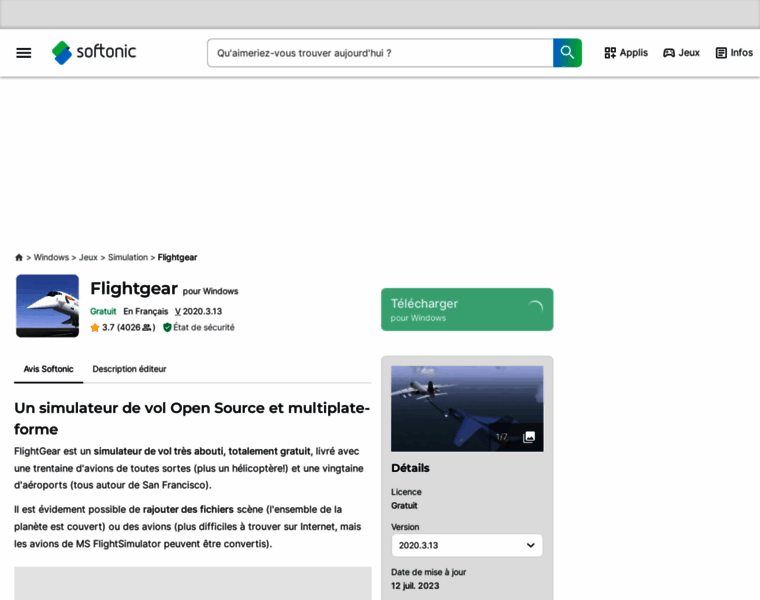 Flightgear.softonic.fr thumbnail