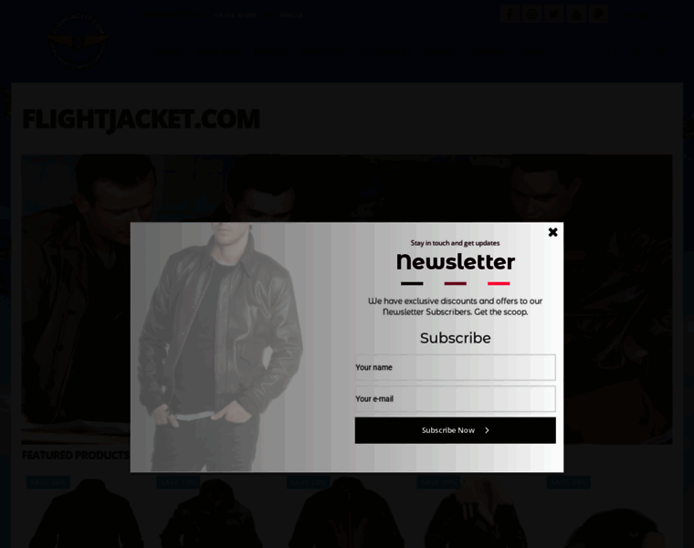 Flightjacket.com thumbnail Flightjacket.com thumbnail