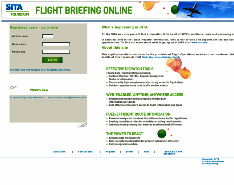 Flightops.sita.aero thumbnail