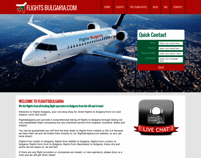 Flightsbulgaria.com thumbnail