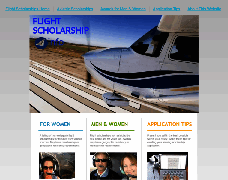 Flightscholarship.info thumbnail