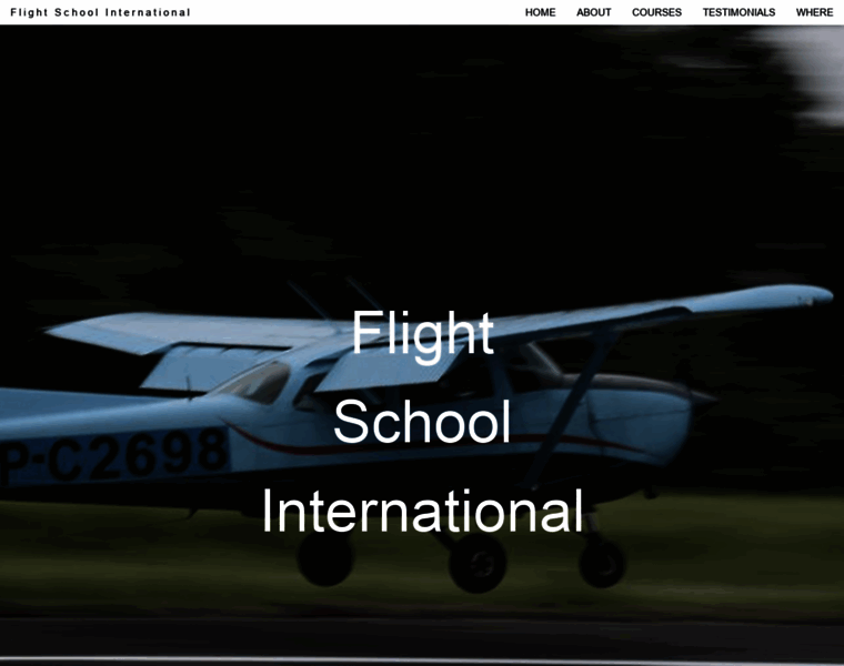 Flightschoolintl.com thumbnail