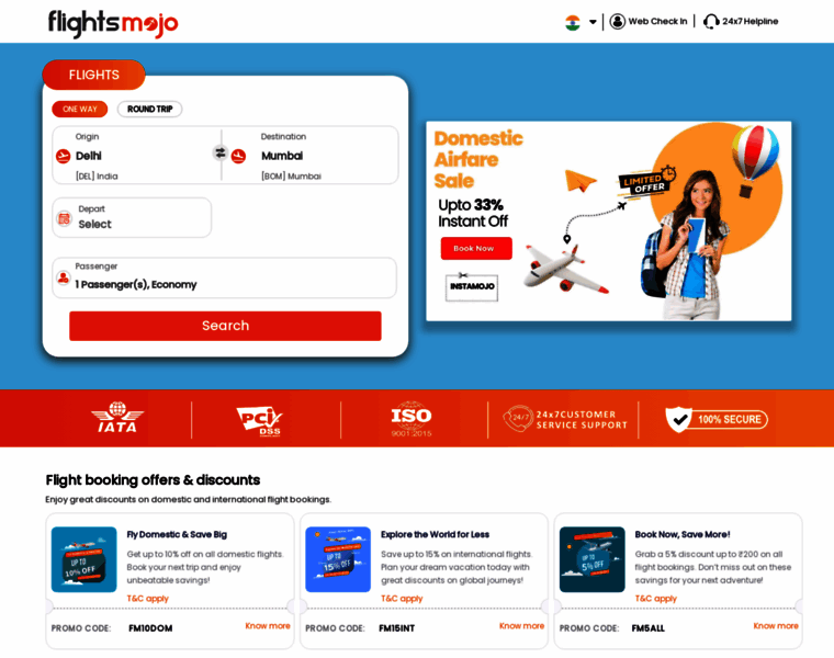 Flightsmojo.in thumbnail Flightsmojo.in thumbnail