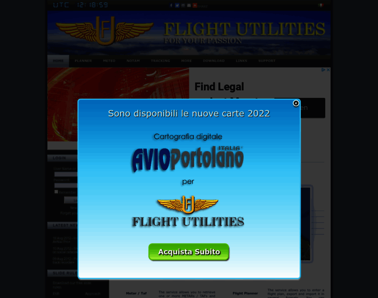 Flightutilities.com thumbnail