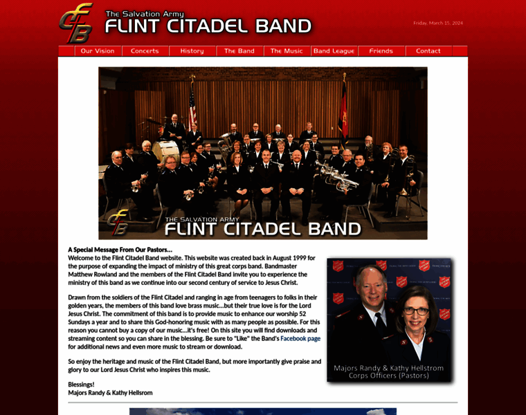 Flintcitadelband.org thumbnail