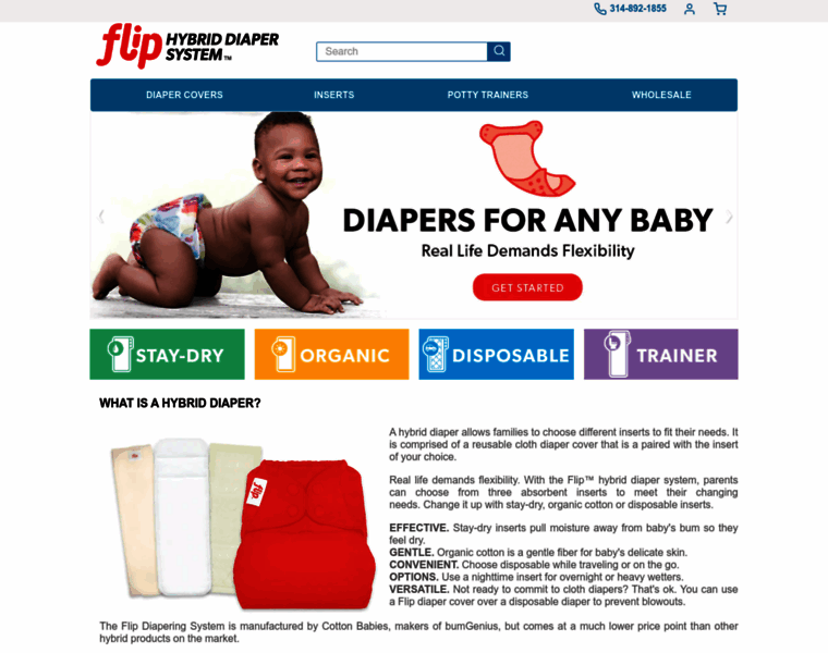 Flipdiapers.com thumbnail