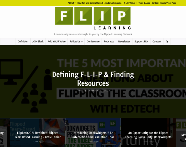Flippedlearning.org thumbnail