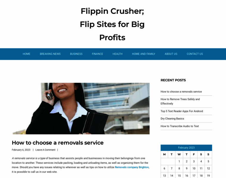 Flippincrusher.com thumbnail