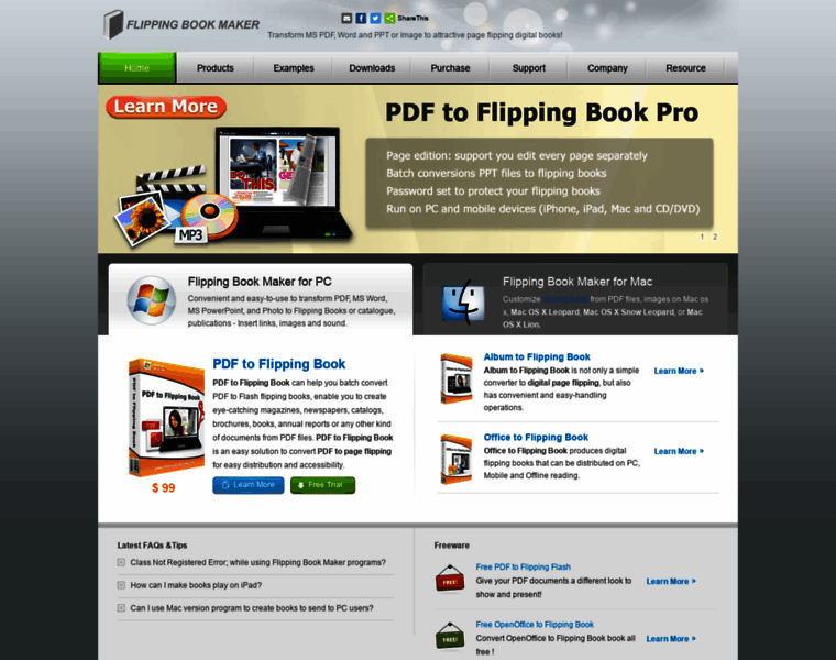 Flipping-book-maker.com thumbnail