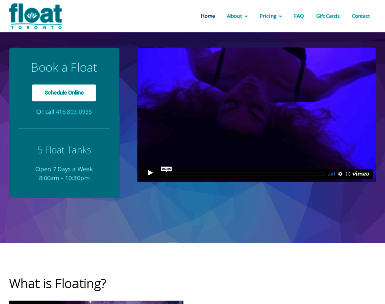 Float-toronto.com thumbnail