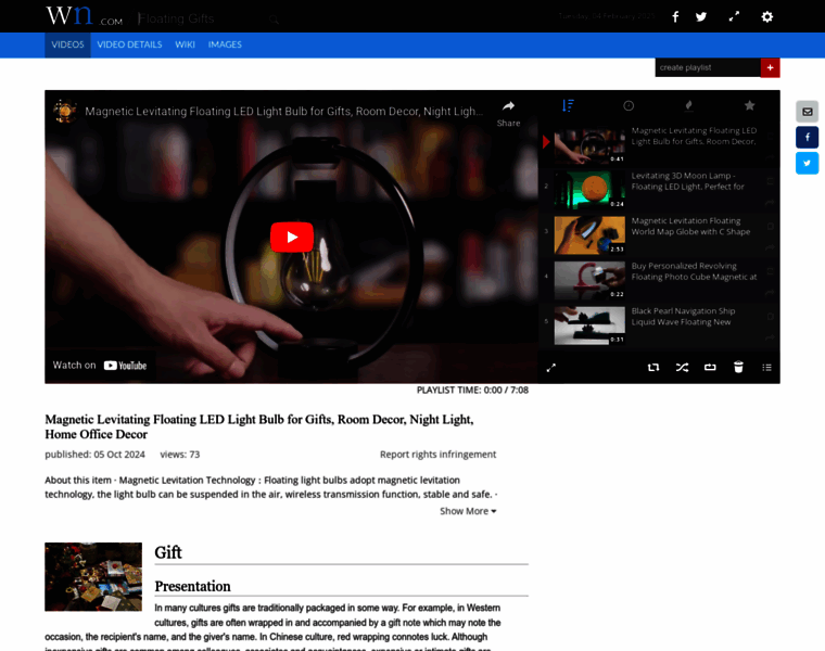 Floatinggifts.com thumbnail