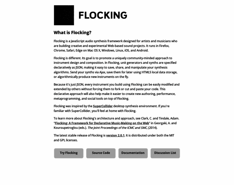 Flockingjs.org thumbnail