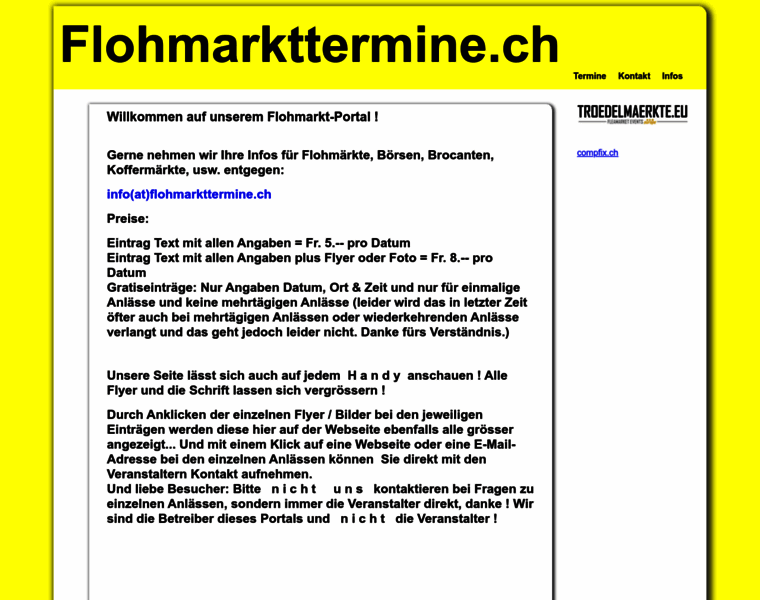 Flohmarkttermine.ch thumbnail