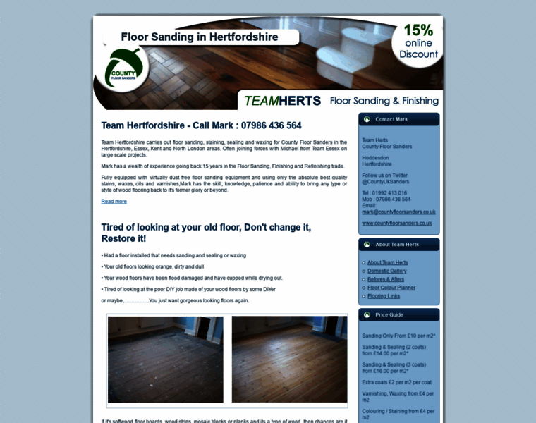 Floor-sanders-hertfordshire.co.uk thumbnail