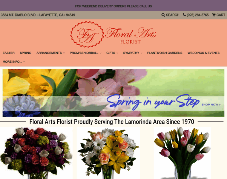 Floralartsflorist.com thumbnail